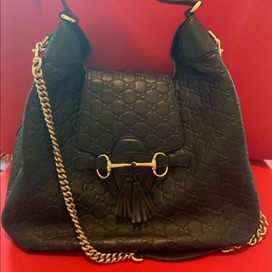 Gucci signature black bag